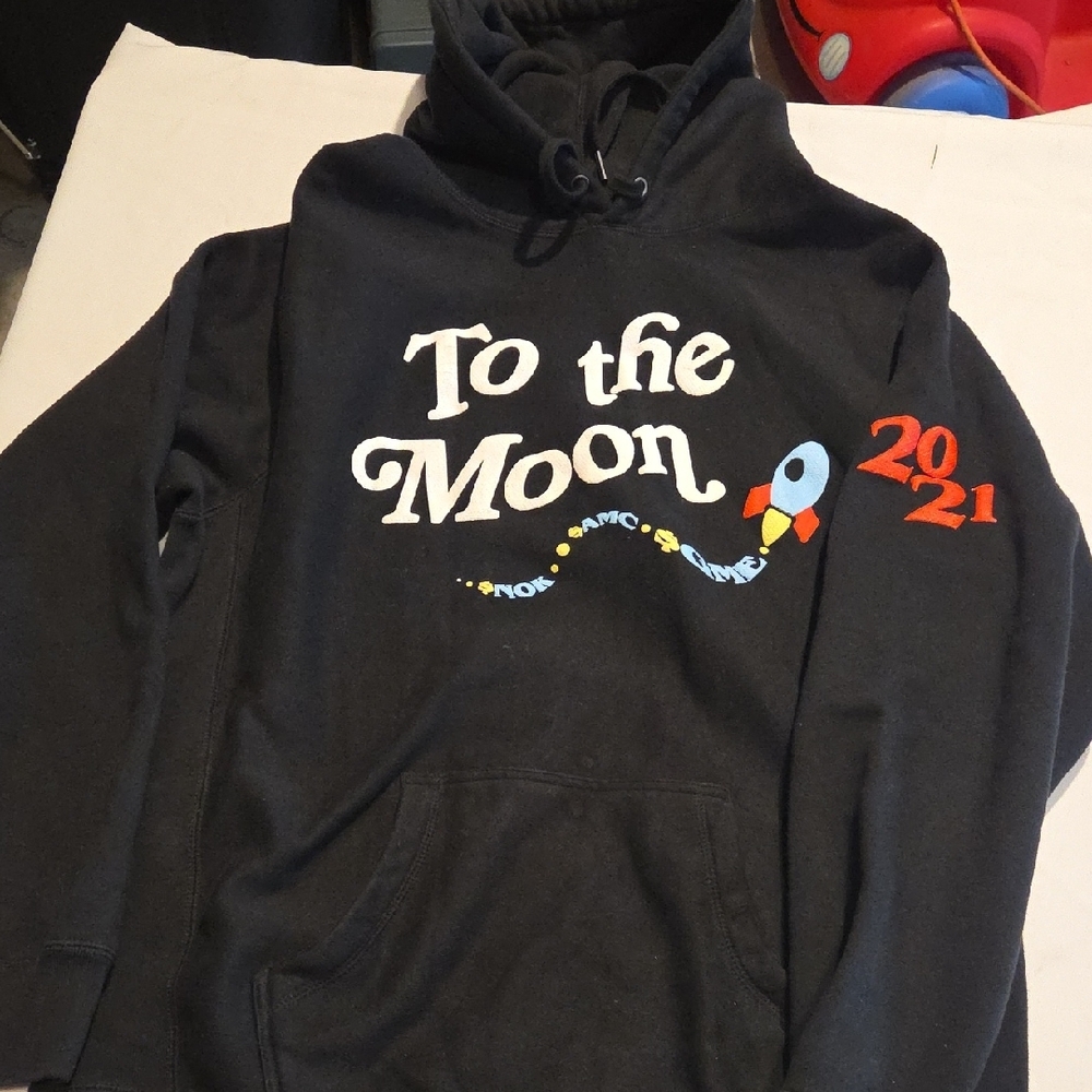 Black Graphic Hoodie